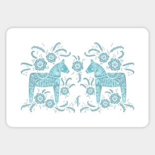 Swedish Dala Horses Magnet